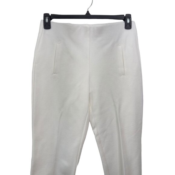 Chico's Women's Off White Slim-Fit Ankle Pants Size 00 Stretch Pull On Casual - Picture 12 of 13